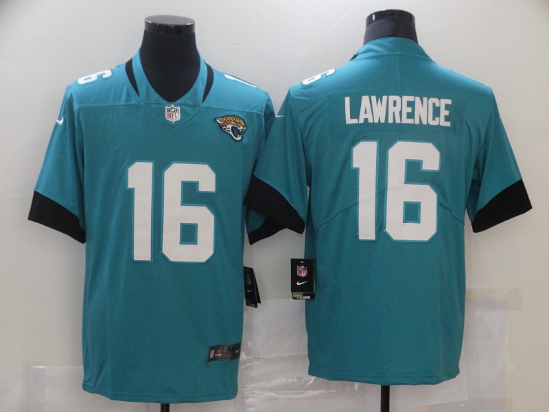 Men Jacksonville Jaguars 16 Lawrence Green Nike Vapor Untouchable Limited 2021 NFL Jersey